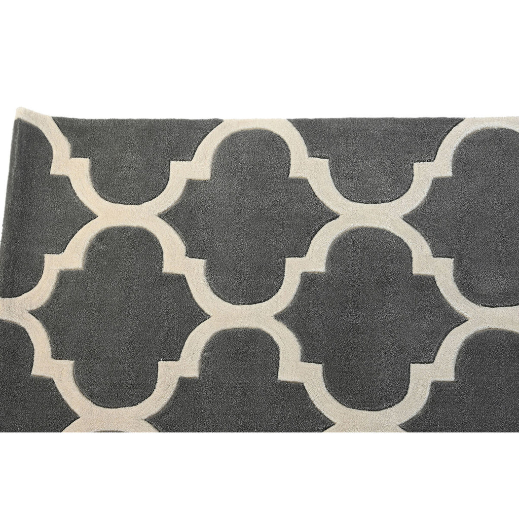 DKD Home Decor Teppich Grau Polyester Ethnic