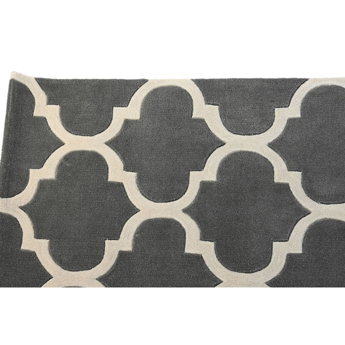 DKD Home Decor Teppich Grau Polyester Ethnic
