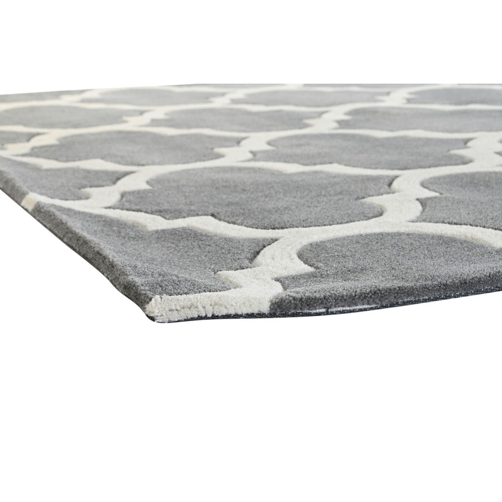 DKD Home Decor Teppich Grau Polyester Ethnic