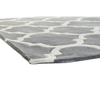 DKD Home Decor Teppich Grau Polyester Ethnic