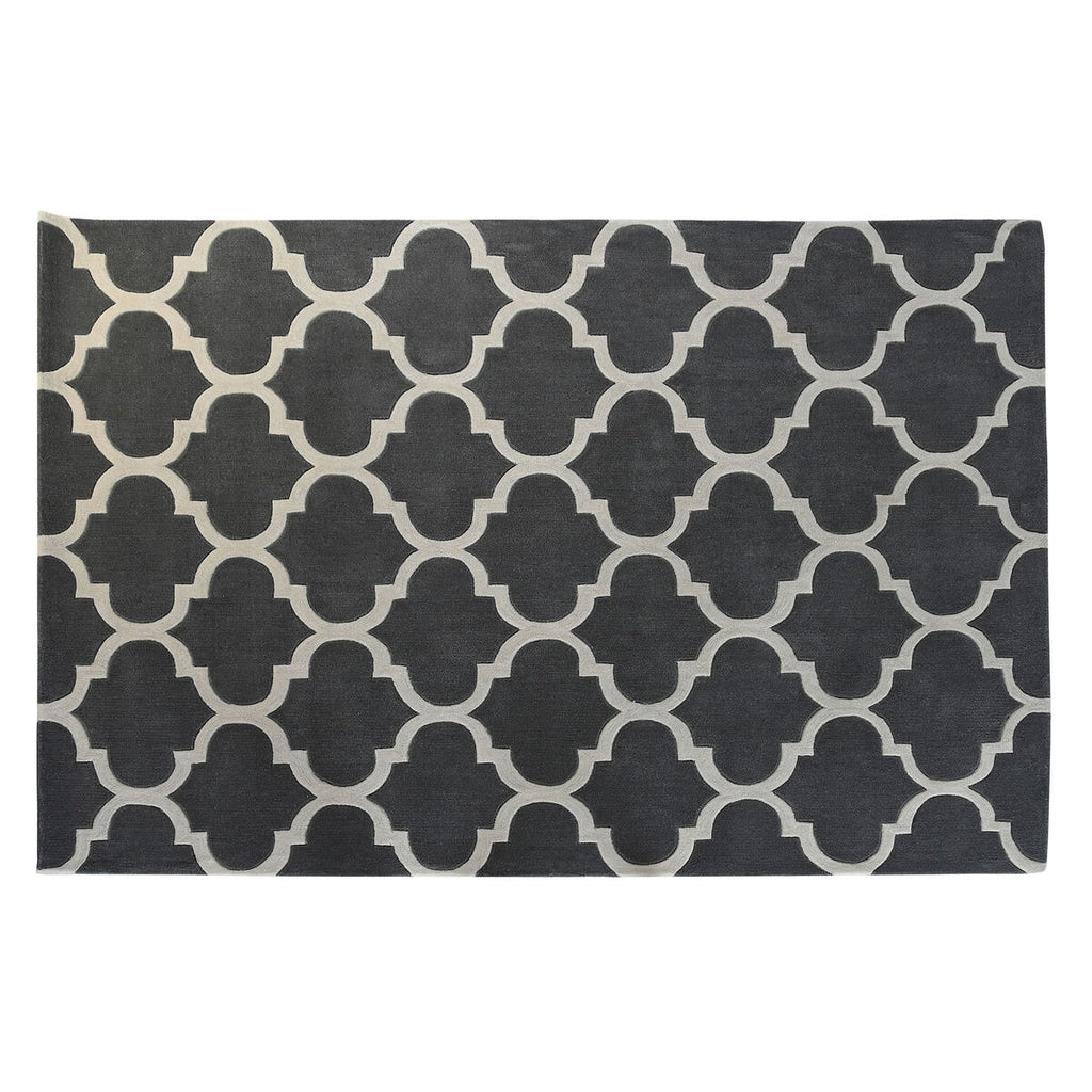 DKD Home Decor Teppich Grau Polyester Ethnic
