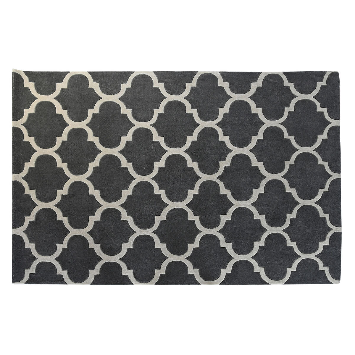 DKD Home Decor Teppich Grau Polyester Ethnic