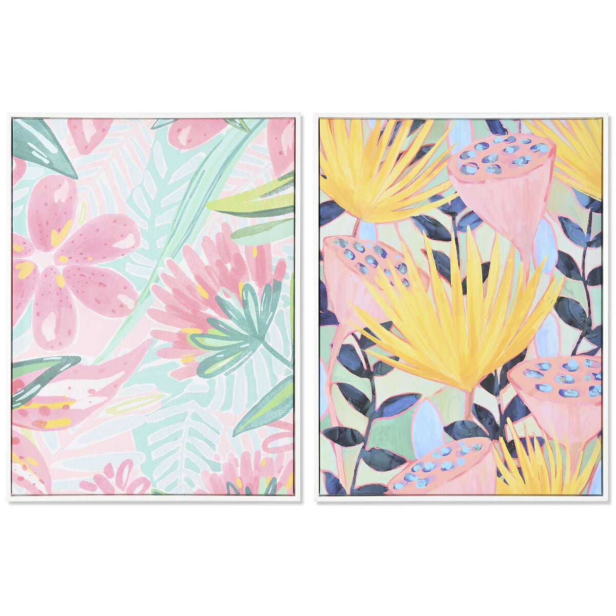 Canvas DKD Home Decor polystyrene Canvas 60 x 4 x 80 cm – Produktbild 1