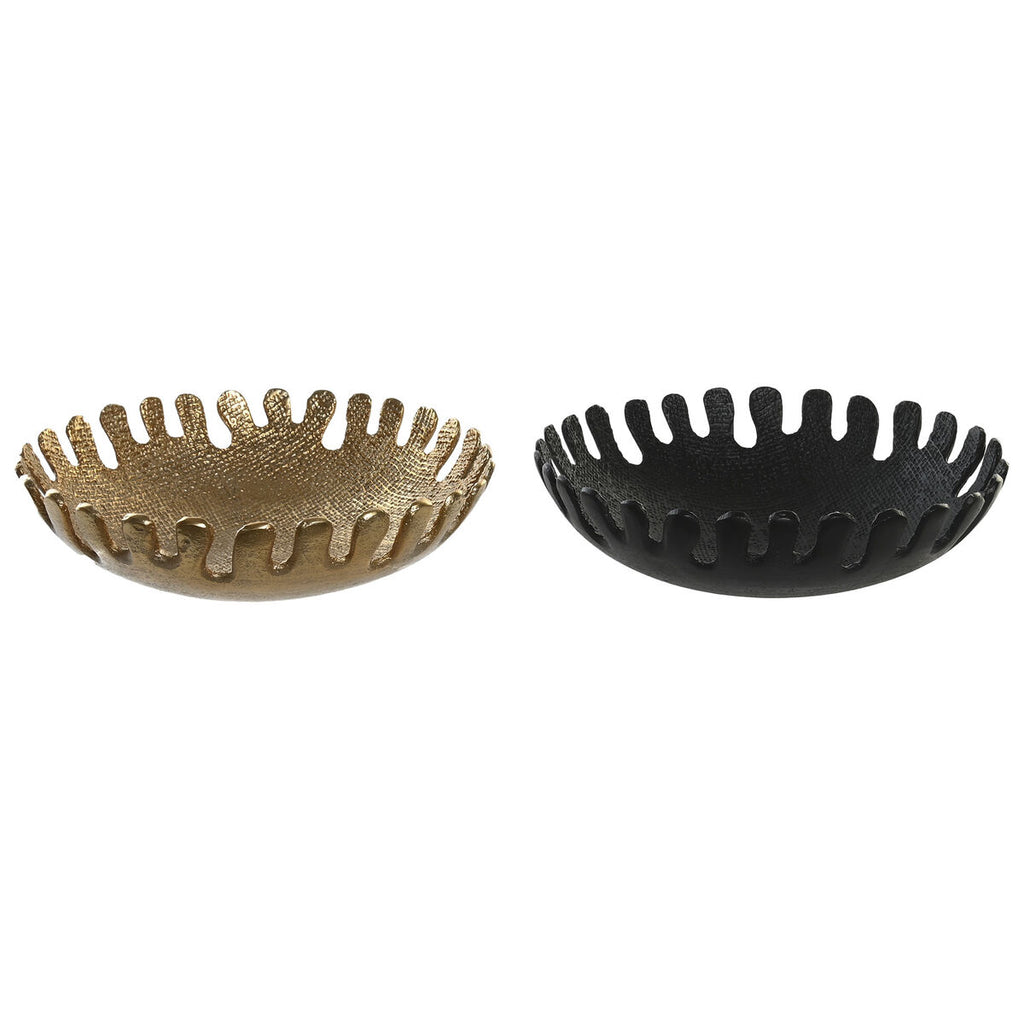 DKD Home Decor Centerpiece Schwarz Gold Aluminium