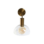 DKD Home Decor Wand Lampe Gold Metall Kristall 50 W Modern 220 V 20 x 25 x 28 cm