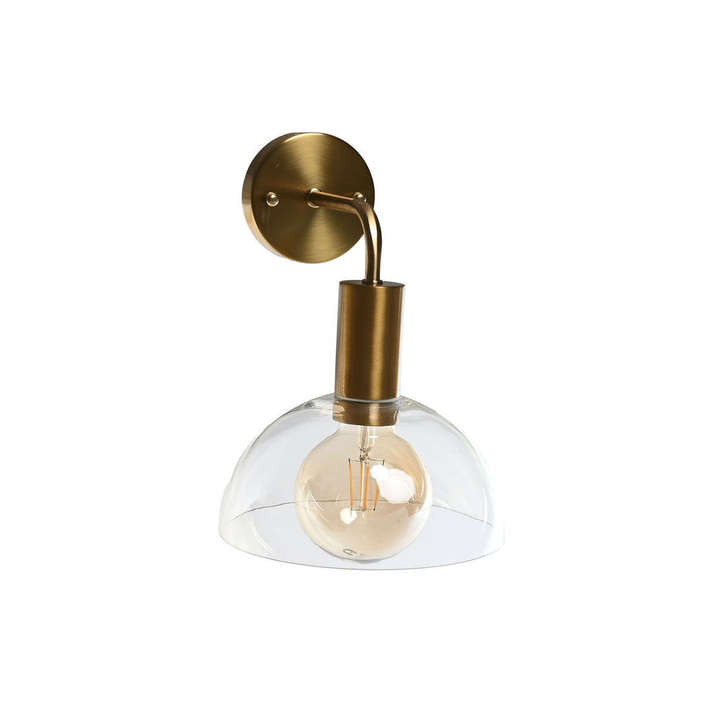 DKD Home Decor Wand Lampe Gold Metall Kristall 50 W Modern 220 V 20 x 25 x 28 cm