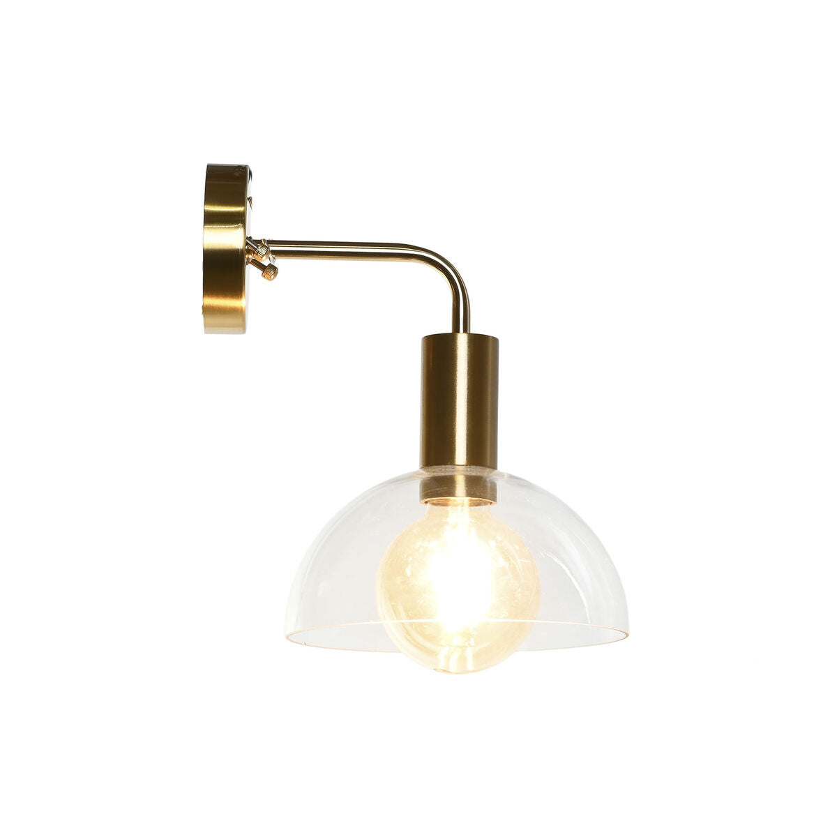 Wandlampe DKD Home Decor Goldfarben Metall Crystal 50 W Modern 220 V 20 x 25 x 28 cm – Produktbild 1
