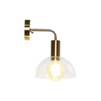 DKD Home Decor Wand Lampe Gold Metall Kristall 50 W Modern 220 V 20 x 25 x 28 cm