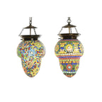DKD Home Decor Deckenleuchte Kristall Metall Mehrfarbig 25 W 20 x 20 x 28 cm
