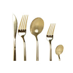 DKD Home Decor Cutlery Gold Edelstahl Stahl