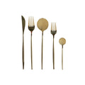 DKD Home Decor Cutlery Gold Edelstahl Stahl