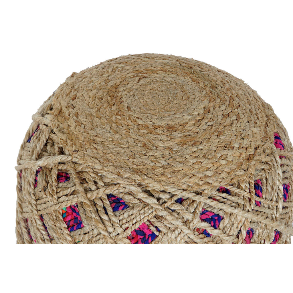 Home ESPRIT Footrest Braun Mehrfarbig Jute