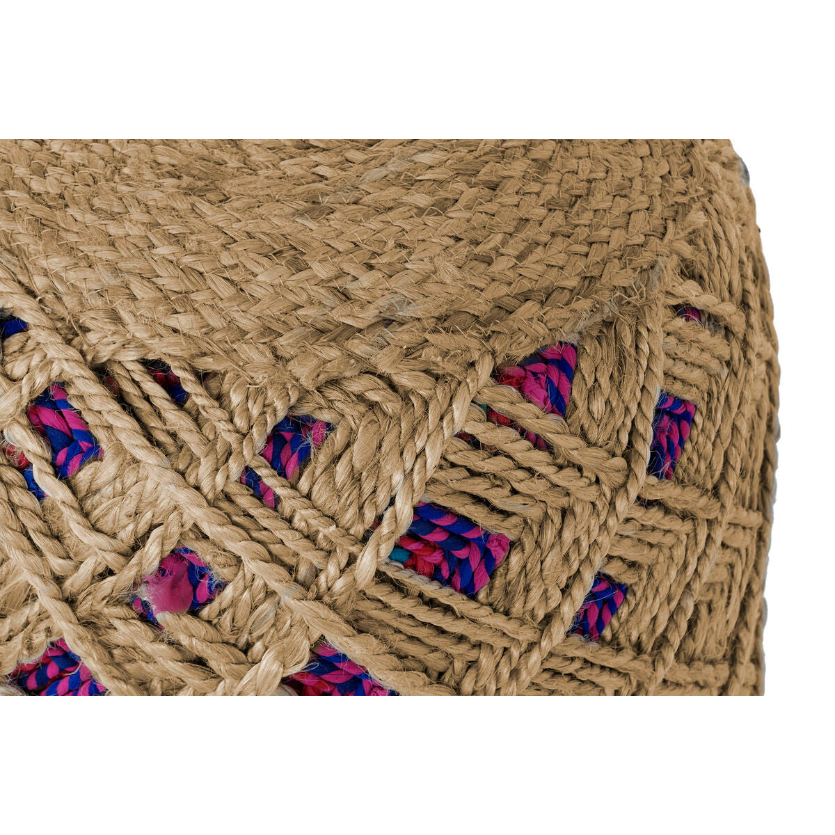 Home ESPRIT Footrest Braun Mehrfarbig Jute