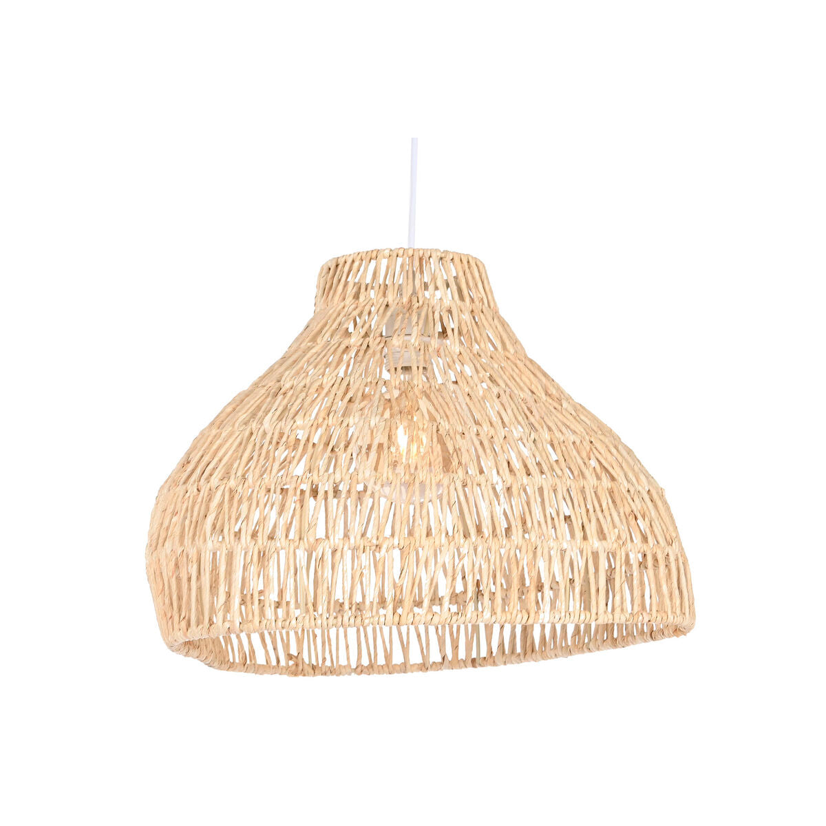 Home ESPRIT Deckenleuchte Leicht Braun Metall Seil 53 x 42 x 32 cm