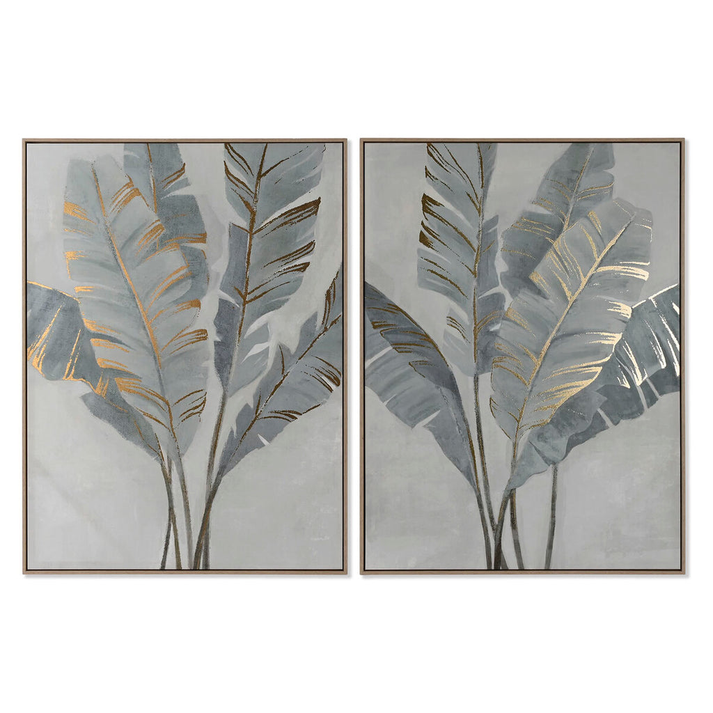 Home ESPRIT Leinwandbild Polystyrol Leinwandbild – Blau