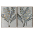 Home ESPRIT Leinwandbild Polystyrol Leinwandbild – Blau
