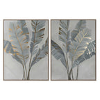 Home ESPRIT Leinwandbild Polystyrol Leinwandbild – Blau