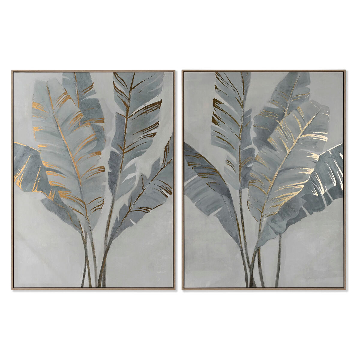 Canvas Home ESPRIT polystyrene Canvas 90 x 4 x 120 cm – Produktbild 1