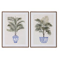 Home ESPRIT Leinwandbild Polystyrol Leinwandbild – Palms