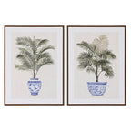 Home ESPRIT Leinwandbild Polystyrol Leinwandbild – Palms