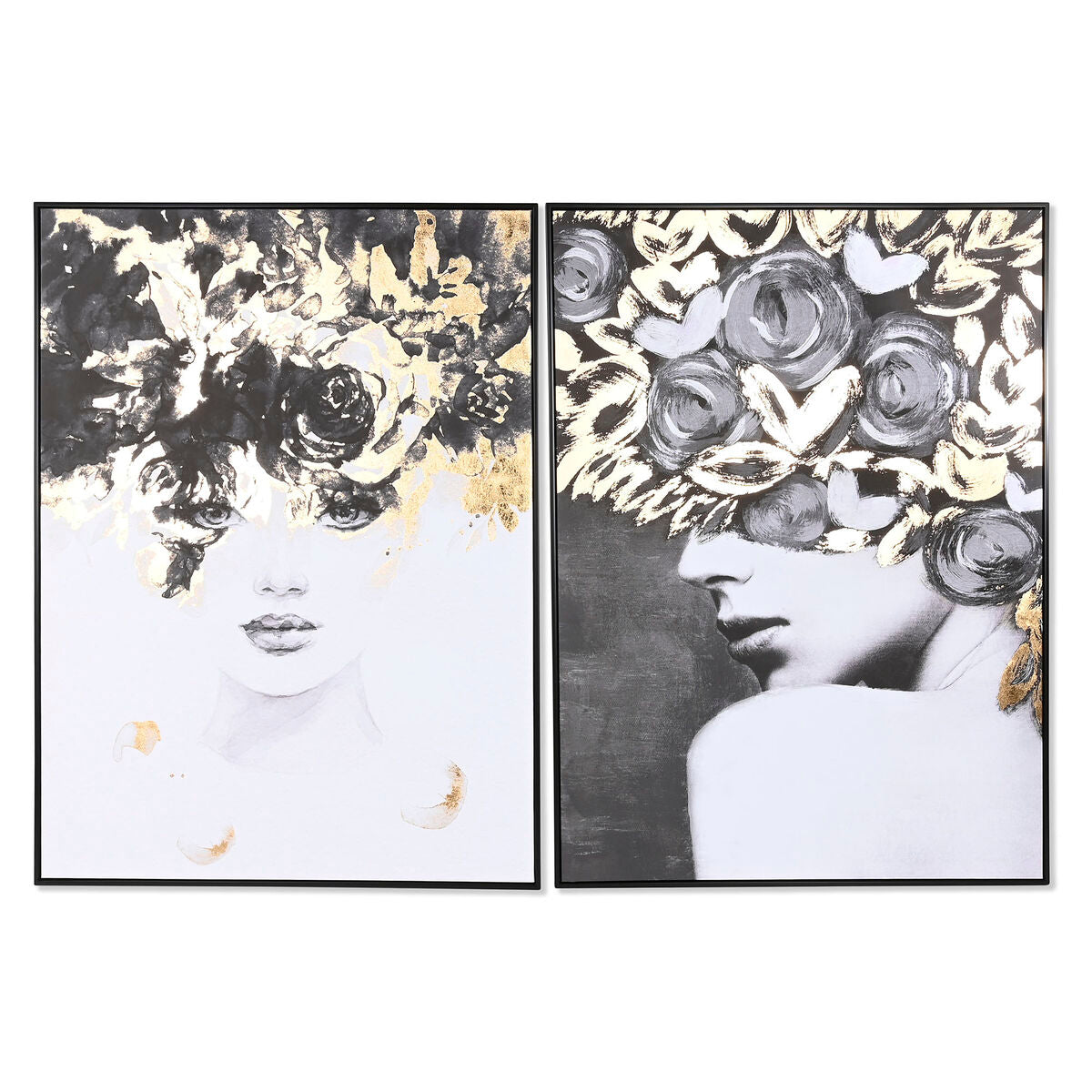 Canvas Home ESPRIT polystyrene Canvas 103 x 4,5 x 143 cm – Produktbild 1