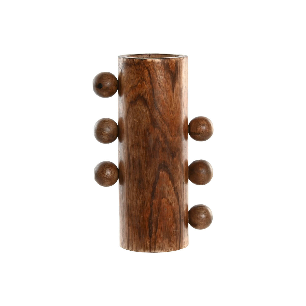 Vase Home ESPRIT Mango Holz 10 x 10 x 28 cm – Produktbild 1