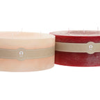 Home ESPRIT Kerze Rot Creme Weihnachten