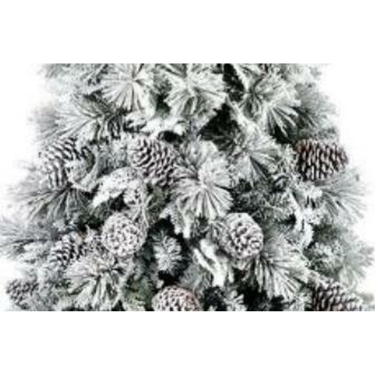 Home ESPRIT Weihnachtsbaum Weiß PVC Aluminium Snowfall