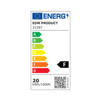 Deckenleuchte EDM 31597 Aluminium Kunststoff 20 W 22,5 x 22,5 x 4 cm (6400 K)
