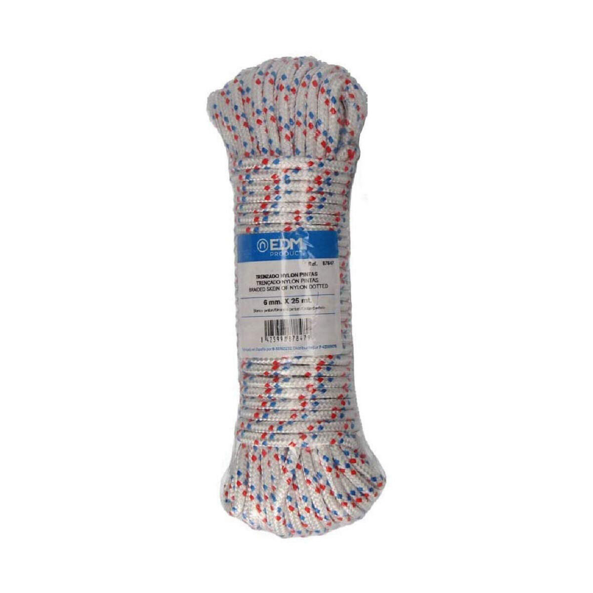 Braided rope EDM 87847 Tricolour Nylon 25 m – Produktbild 1
