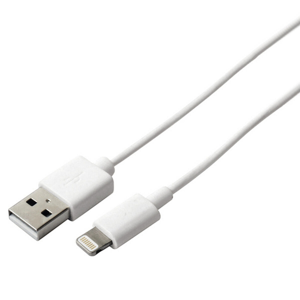 KSIX USB-auf- Lightning Kabel Apple-compatible Weiß – 1 m