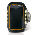 KSIX Sport Armband mit LED 4" Schwarz Neoprene