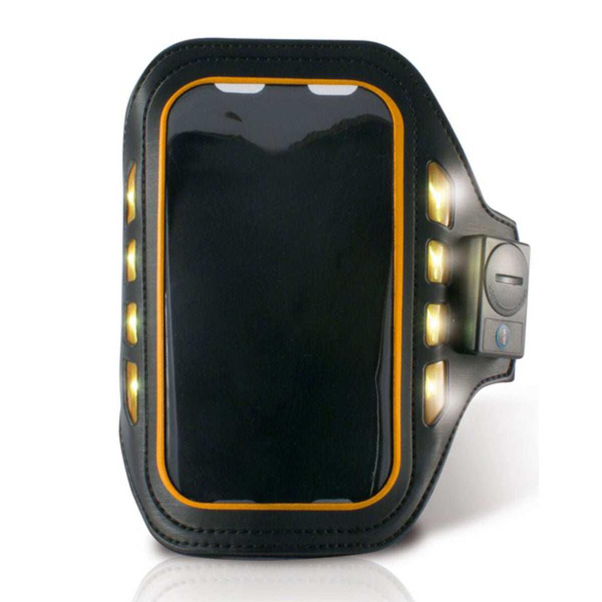 Sports Bracelet with LED KSIX 4" Schwarz Neoprene – Produktbild 1