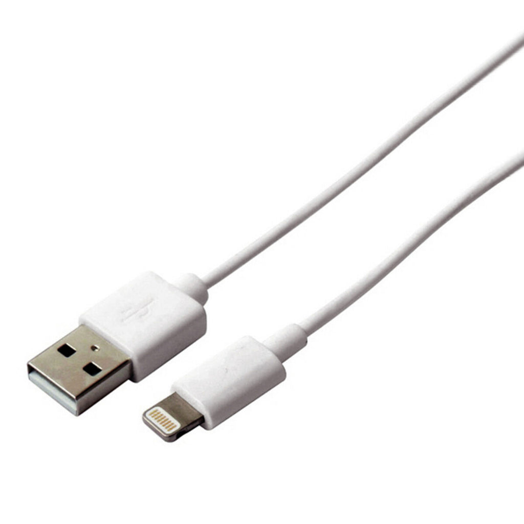 KSIX USB-auf- Lightning Kabel Apple-compatible Weiß – 3 m