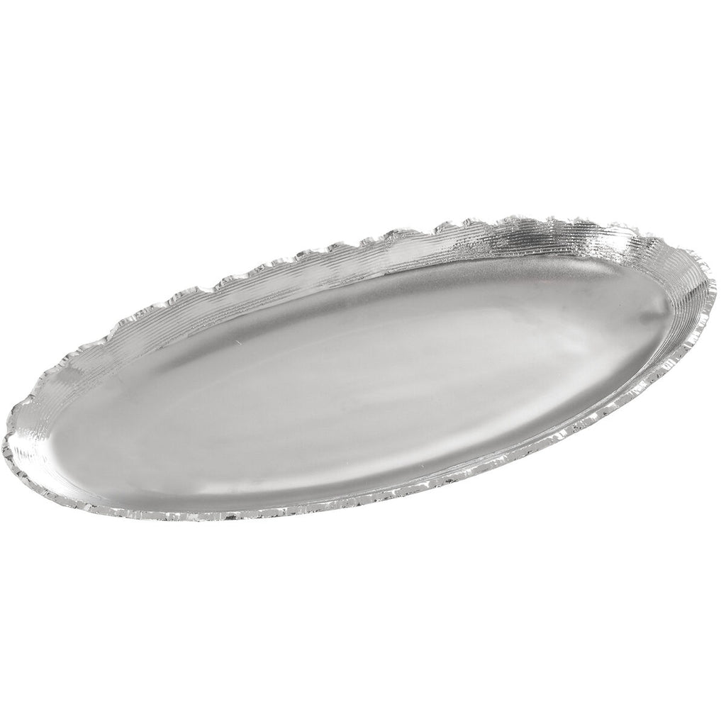 Alexandra House Living Centerpiece Silber Keramik