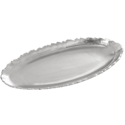Alexandra House Living Centerpiece Silber Keramik