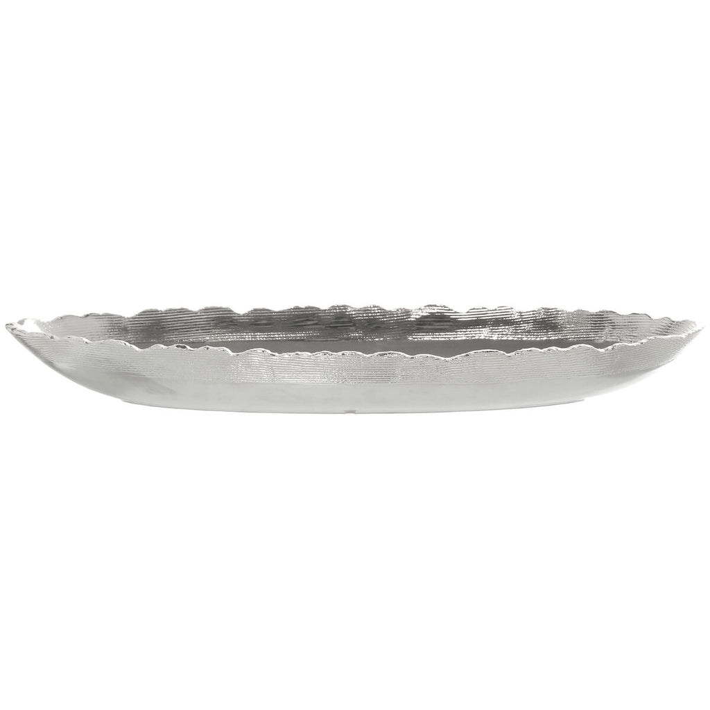 Alexandra House Living Centerpiece Silber Keramik