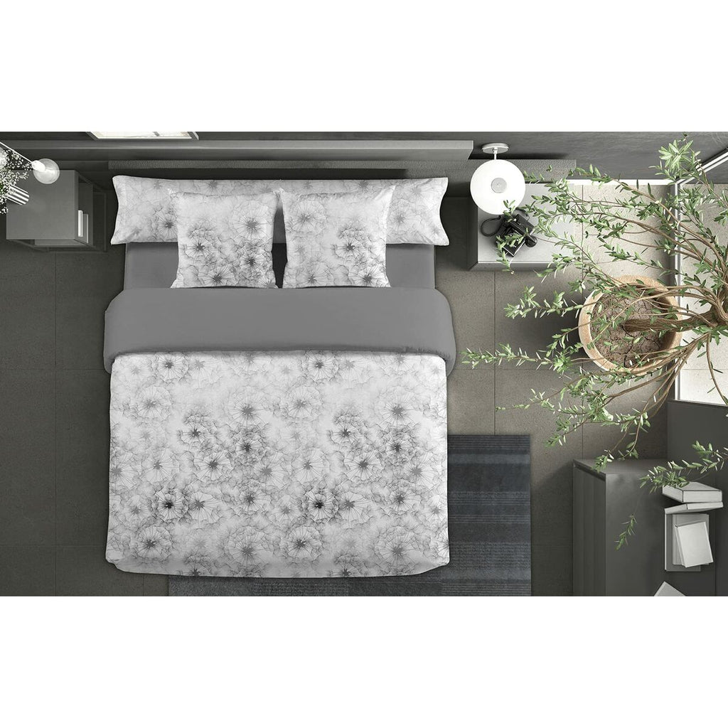 Pierre Cardin Duvet Abdeckung Set JEWEL Grau Doppelt