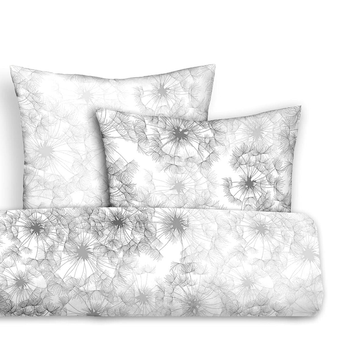 Pierre Cardin Duvet Abdeckung Set JEWEL Grau Doppelt