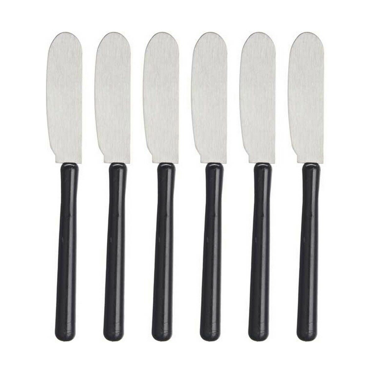 Butter Knife Kinvara Schwarz Silberfarben Kunststoff 1 x 20 x 13 cm – Produktbild 1