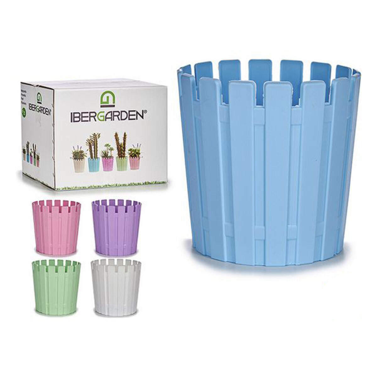 Planter Ibergarden Kunststoff 13,5 x 12,5 x 13,5 cm – Produktbild 1