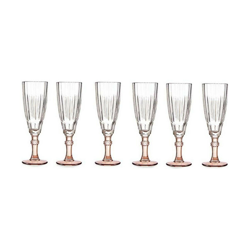 Vivalto Champagne Glas Exotic Braun Kristall 170 ml