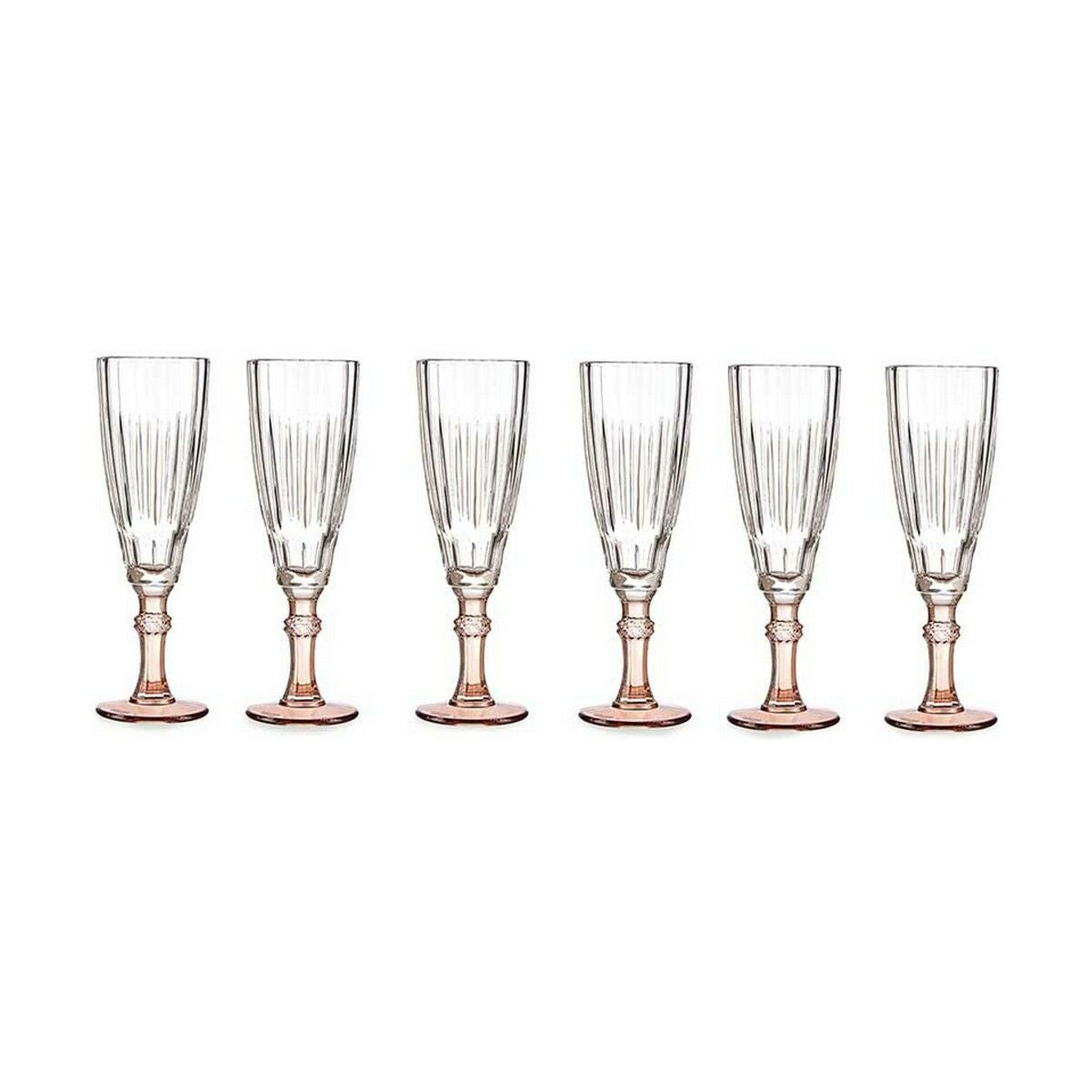 Vivalto Champagne Glas Exotic Braun Kristall 170 ml