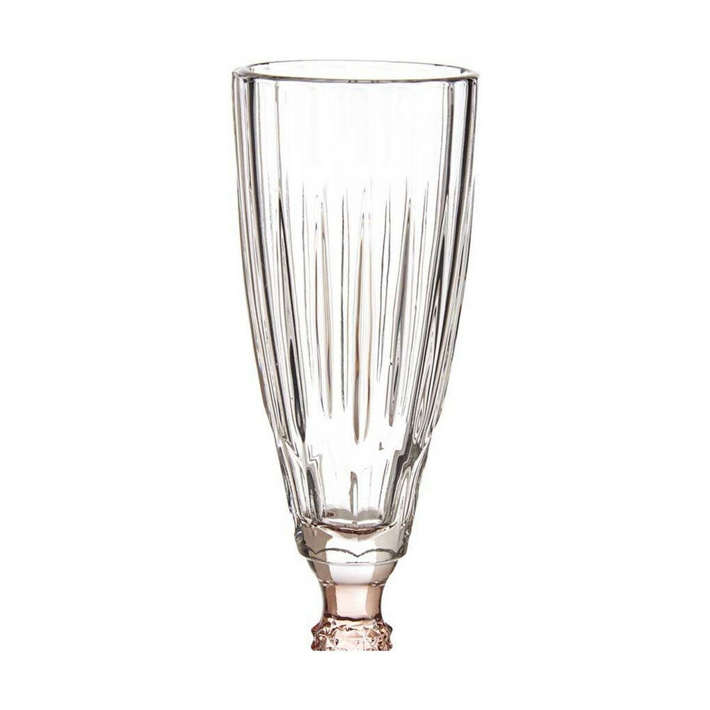 Vivalto Champagne Glas Exotic Braun Kristall 170 ml