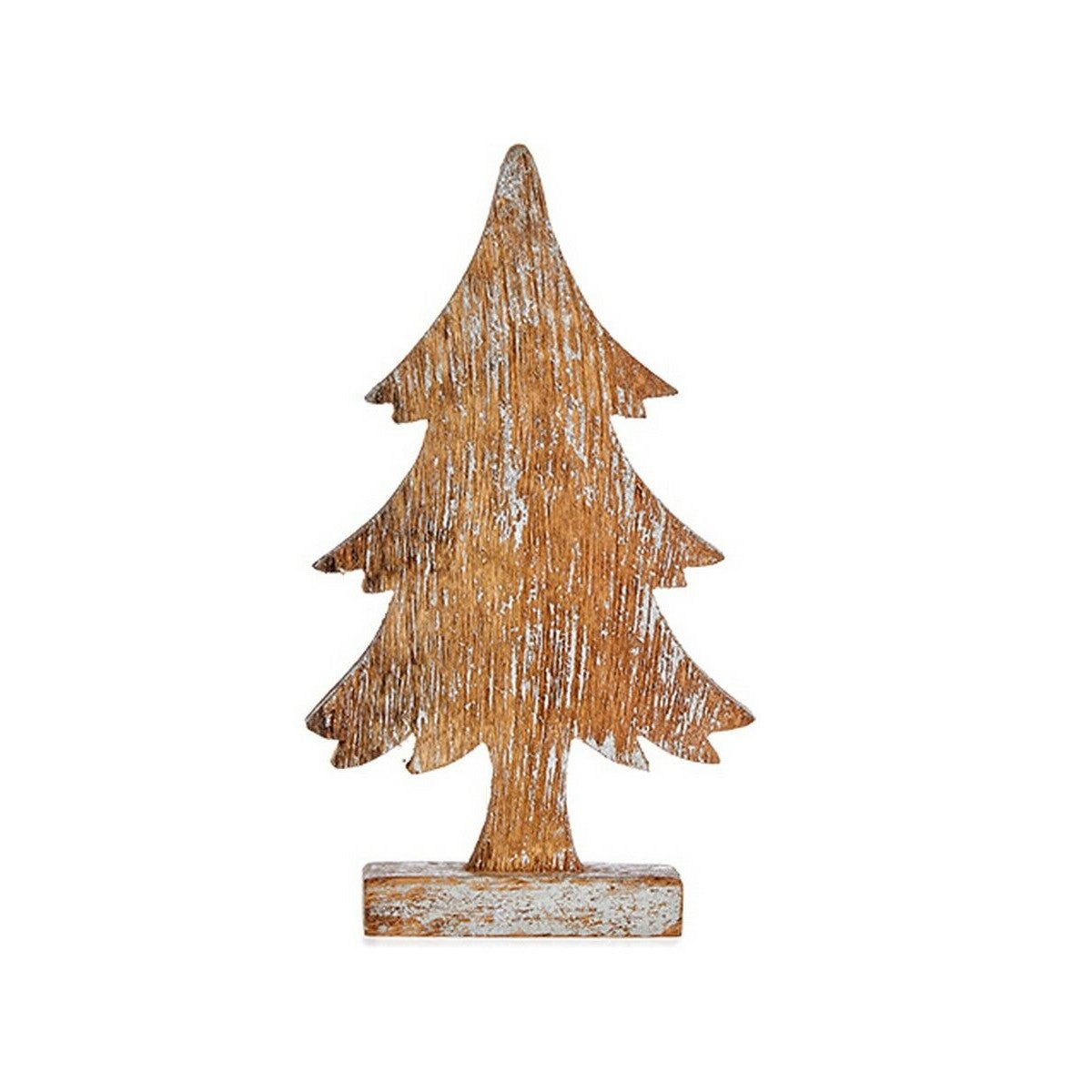Christmas Tree Krist+ Braun Silberfarben Holz 5 x 31 x 15 cm – Produktbild 1