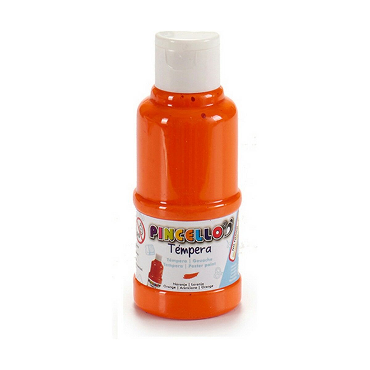 Tempera Pincello Orange 120 ml – Produktbild 1