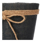 Ibergarden Pflanzgefäß Grau Kunststoff Lasso – 16 x 14,5 x 16 cm