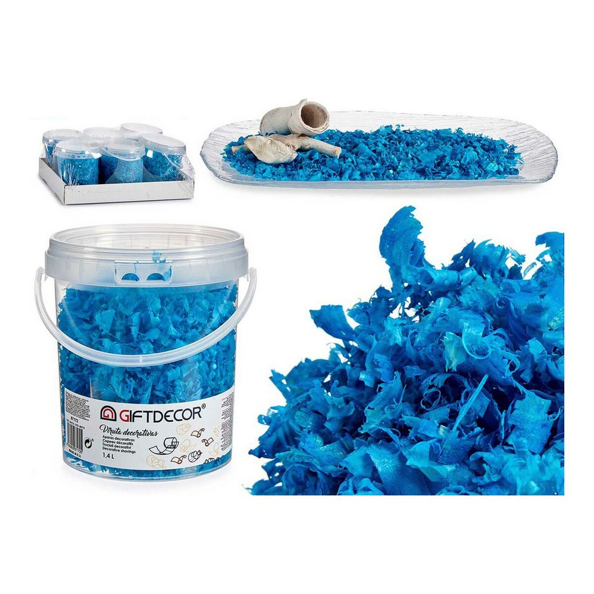 Gift Decor Dekorativ Shavings – Coral