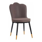 Gift Decor Sessel Schwarz Lila Gold Muschel