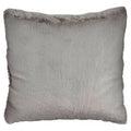 Gift Decor Kissen Grau mit Haar Kunststoff
